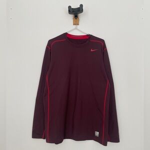 Nike Pro Combat Hyperwarm Long Sleeve Compression Top